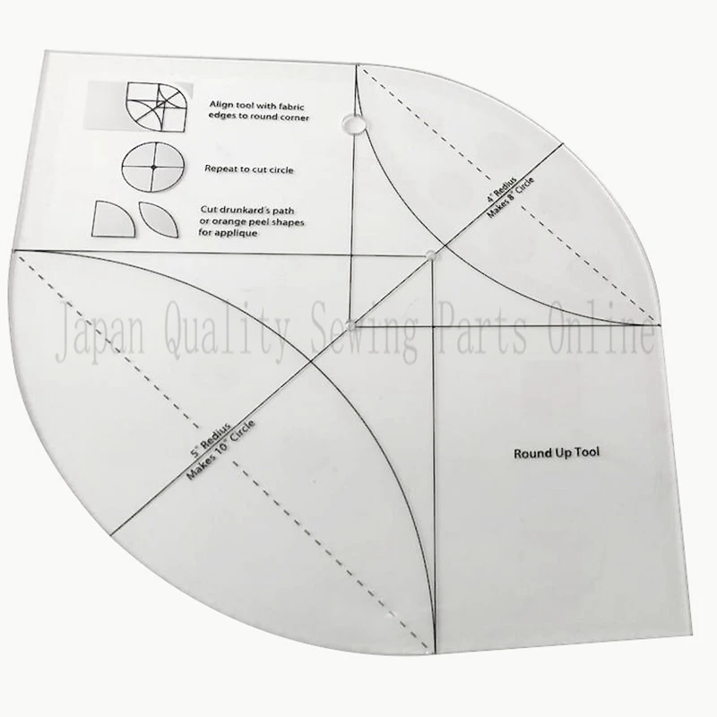 Новинка линейка Нескользящая круглая # фотография|Швейные инструменты и