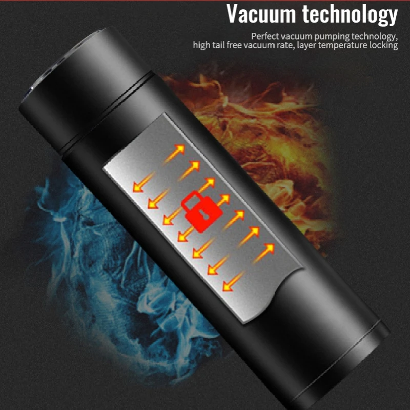 

280ML Intelligent Insulation Cups Led Digital Temperature Display Travel Coffee Mug Stainless Steel Insulation Thermos Mugs