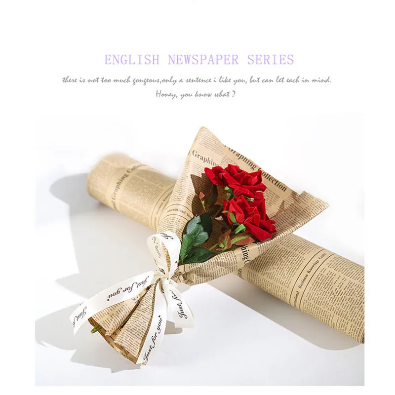 10 шт. рулон двухсторонней бумаги для упаковки подарков|Крафт-бумага| |