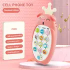 Электронный игрушечный телефон, комплект одежды для новорожденных, мобильный телефон, развивающие Обучающие игрушки музыкальная резонаторная машина игрушка для детей, лучший подарок