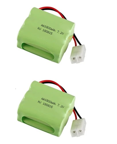 Бургундия Разъем Tamiya) Ni-MH 7,2 v 1800mah аккумулятор+ зарядное устройство для радиоуправляемых игрушек, автомобилей, танков, поездов, роботов, лодок, пистолетов AA 7,2 v перезаряжаемый аккумулятор - Цвет: Бургундия