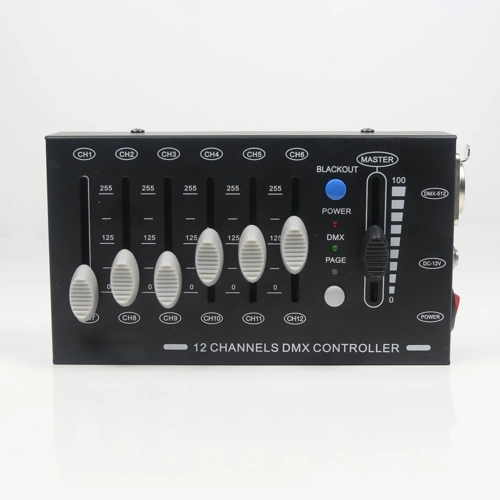 2020 New Mini 12ch DJ Controller Equipment DMX512 Console Home Entertainment Stage Lighting Moving Head Led | Лампы и освещение