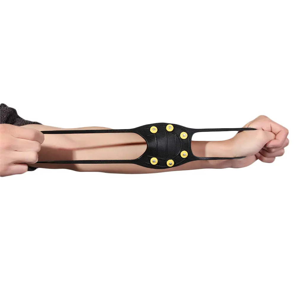 Шипы для льда 1 пара Нескользящие обуви мужчин и женщин зажимы с 6 зубьями