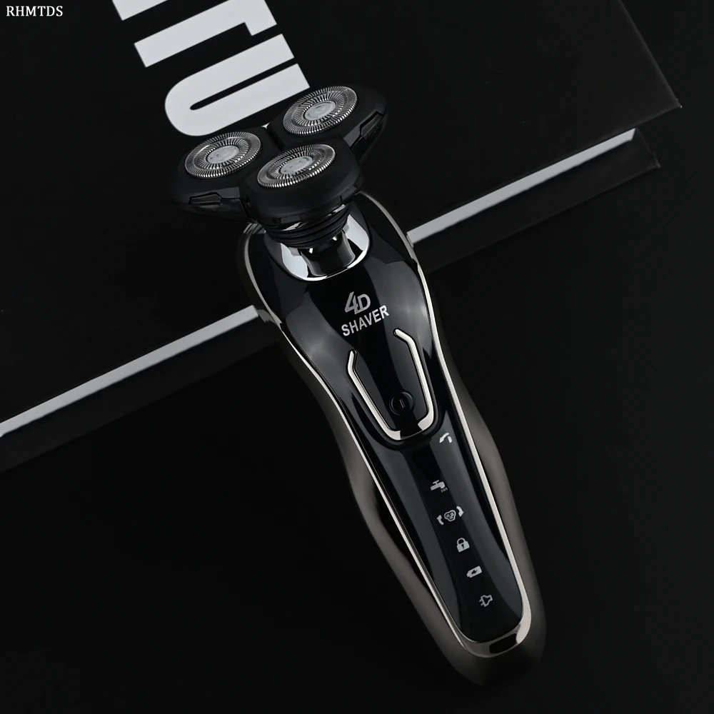 

Electric Razor Rechargeable 4D Floating Blade Shaving Machine Wet & Dry Beard Trimmer Portable Men's Shaver машинка для стрижки