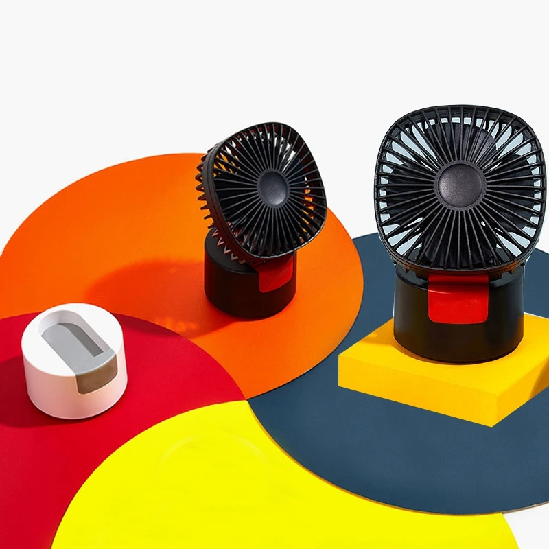

Mini USB Charge Desktop Fan Personal Portable Cooling Fan 180 Rotation Adjustable Angle For Office Household