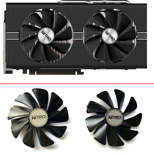 2PCS NEW CF1015H12D ETH Cooler Fan For Sapphire Radeon RX 470 570 NITRO
Mining Edition RX580 RX480 Gaming Video Card Cooling Fan