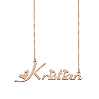 kristian name necklace custom name necklace for women girls best friends birthday wedding christmas mother days gift