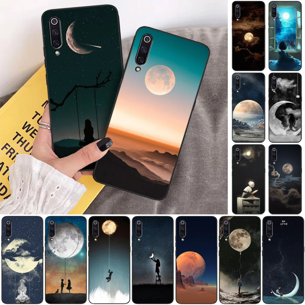 BaweiTE Moon Space Pattern клиент высококачественный чехол для телефона Xiaomi 8 9 se 5X Redmi 6pro 6A 4X 7