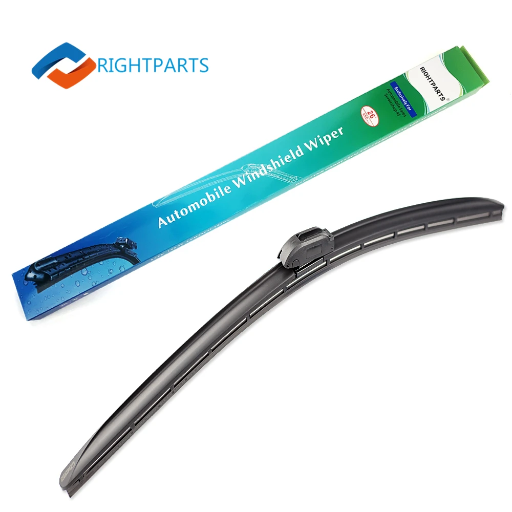 

RIGHTPARTS Universal Car Front Wiper Blades 26" All Season Window Windshield Windscreen Fit U/J Hook Wiper Car Accessories