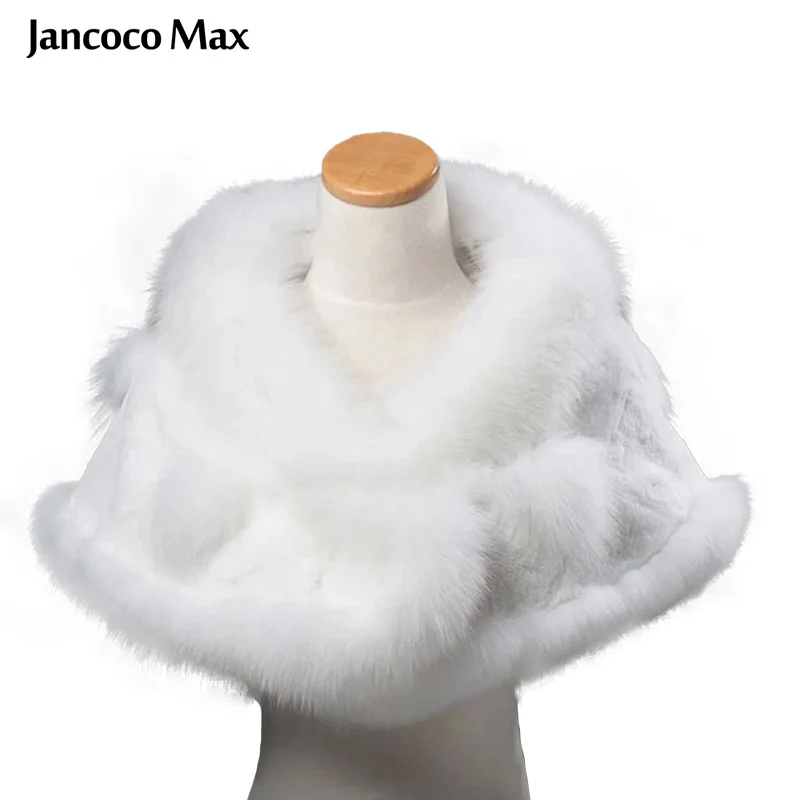 Фото Jancoco Max S1031 Новая модная женская обувь из натурального Лисьего меха и кролика