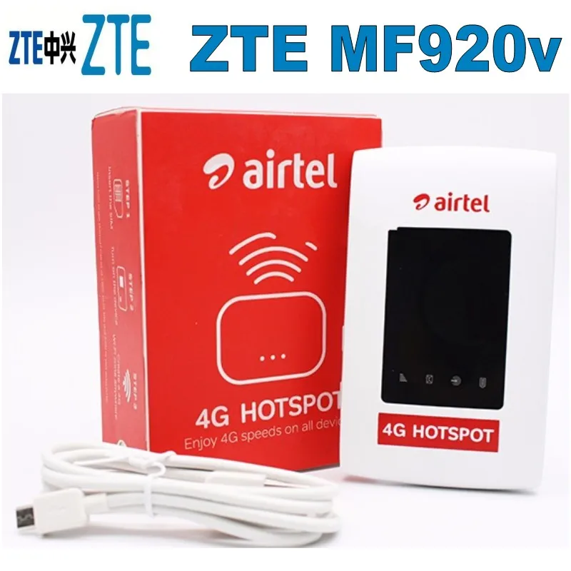 Разблокированный 4g Модем zte MF920V 4G Wi-Fi модем карманный WiFi роутер