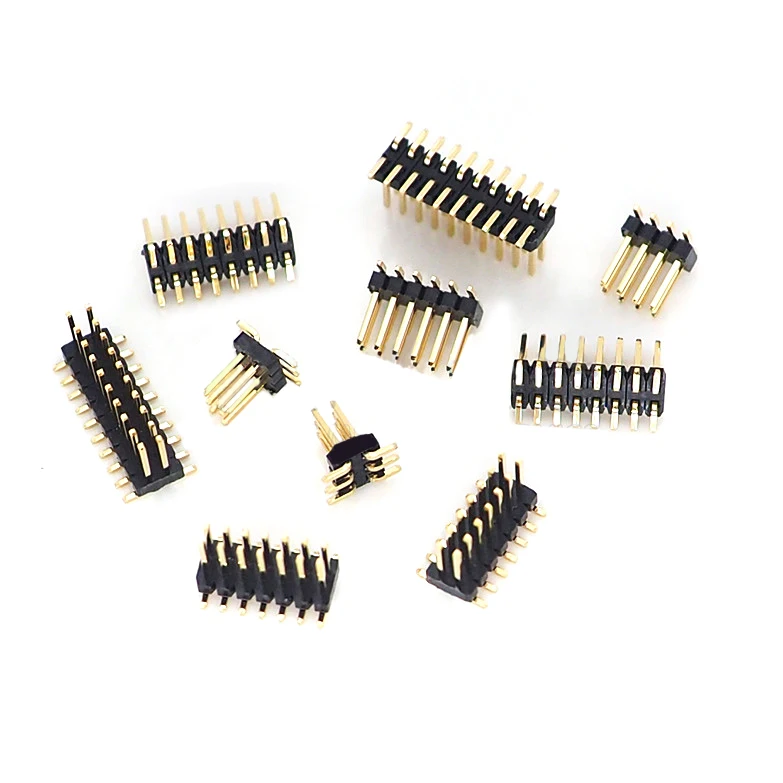 10 шт. SMD SMT 2*2/3/4/5/6/7/8/9/10/12/16/20/40/ PIN двухрядный штырьковый разъем 1 27 мм шаг для ленты