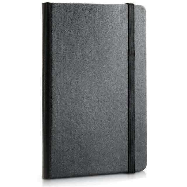 

deli 3314 premium notebook high quality PU cover pocket notepad commercial diary portable notebook small planner
