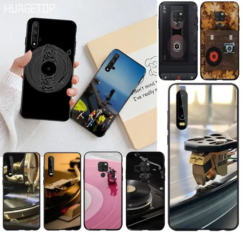 Чехол для телефона HUAGETOP с музыкальным фонографом чехол Huawei P40 P30 P20 lite Pro Mate 30 20 P Smart