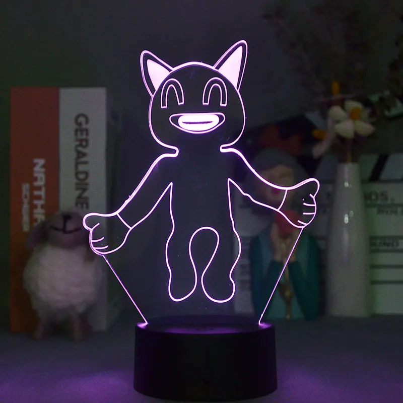 

Smart Phone Control 3D Anime Led Nightlight Boy Room Decoration Teenager Bedroom 16 Colors USB Table Lamp Gift For Boyfriend