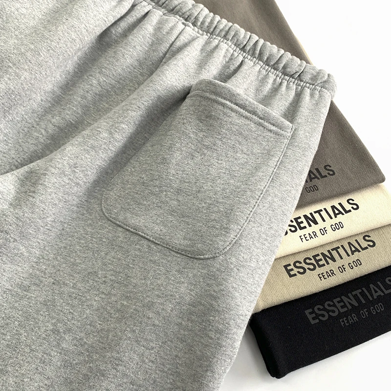 

ESSENTIALS High Street Pencil Pants Double Line Ankle-length Pants Autumn Winter Casual Cotton Footwear Pants Men Slim Fit Pants