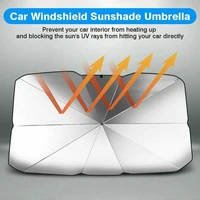 foldable car sun umbrella interior windshield sunshade cover front window uv protection shade curtain parasol car accessorieshot