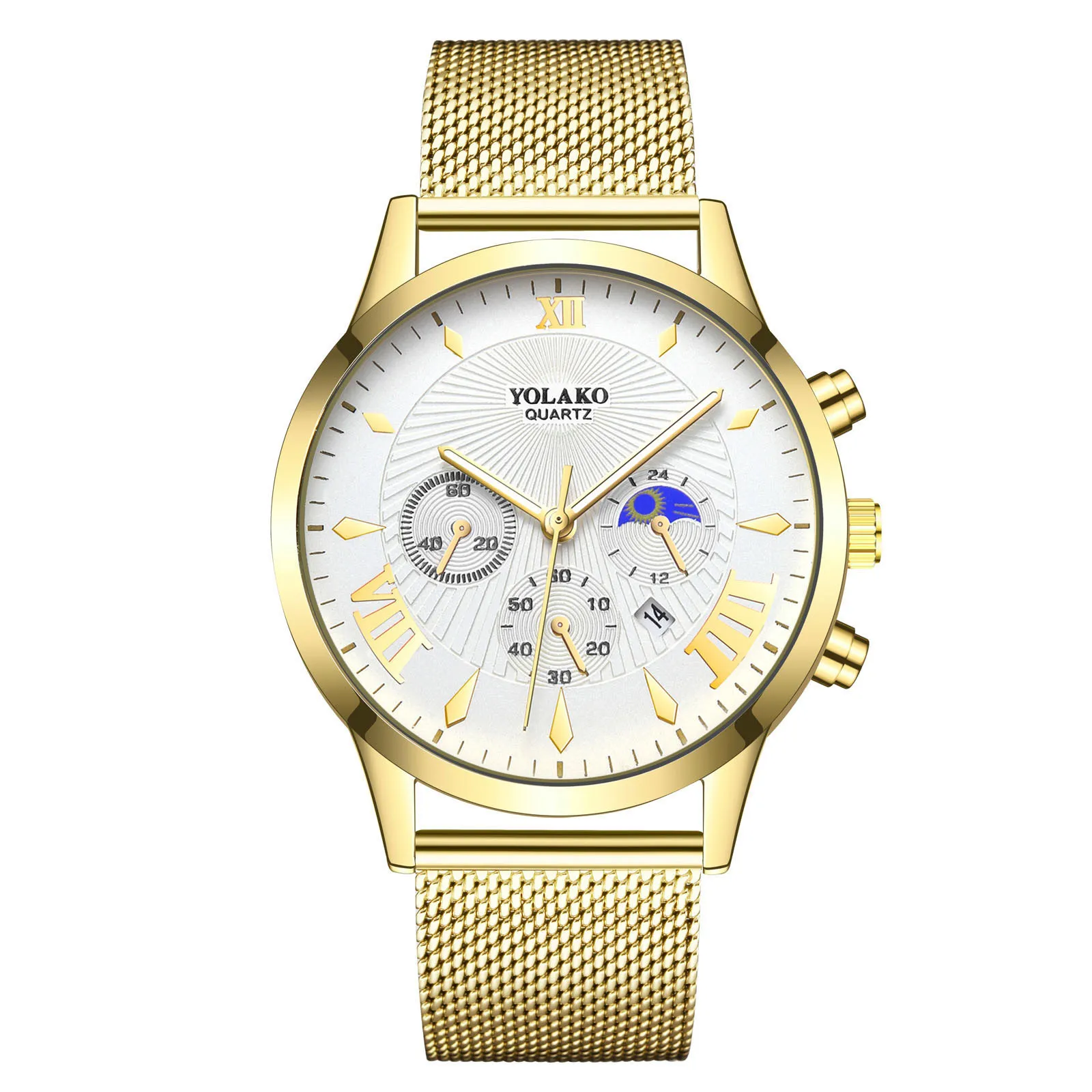 

New Arrival Unisex Wristwatch Quartz Watches Men Women Stainless Steel Sports Clock Wristwatches Business Watch Relojes De Mujer