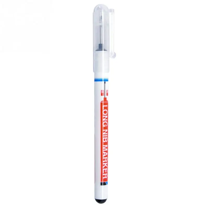 20mm Quick Drying Marker Pen Processing Deep Hole Metal Surface Water Resistant Smudge Proof Carpenter Long Nib | Канцтовары для