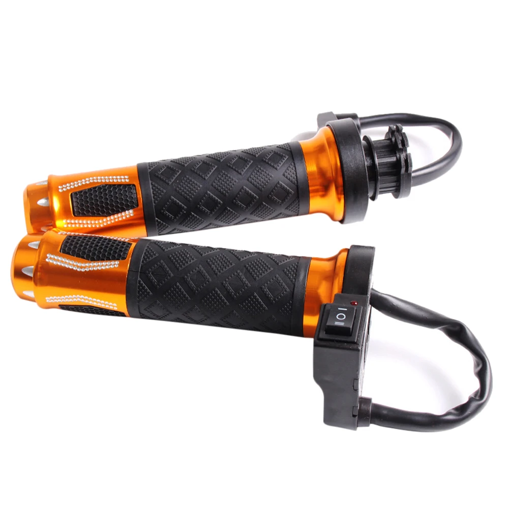 

Universal Motorcycle 22mm Hand Heated Grips Motorcycle ATV Warmers Adjust Temperature Hot Handlebar 12V Motorcycle Heated Grips