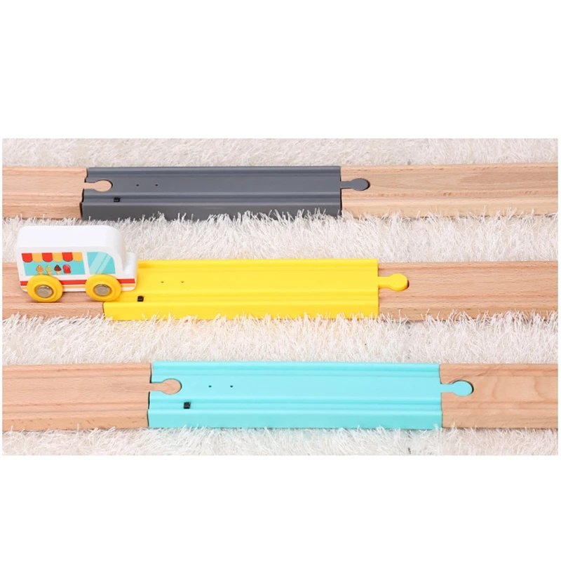 

Vocal Track Trap Press Simulation Train Sound Track Accessories for Wooden Train Track Brands Railway Toys for Kids