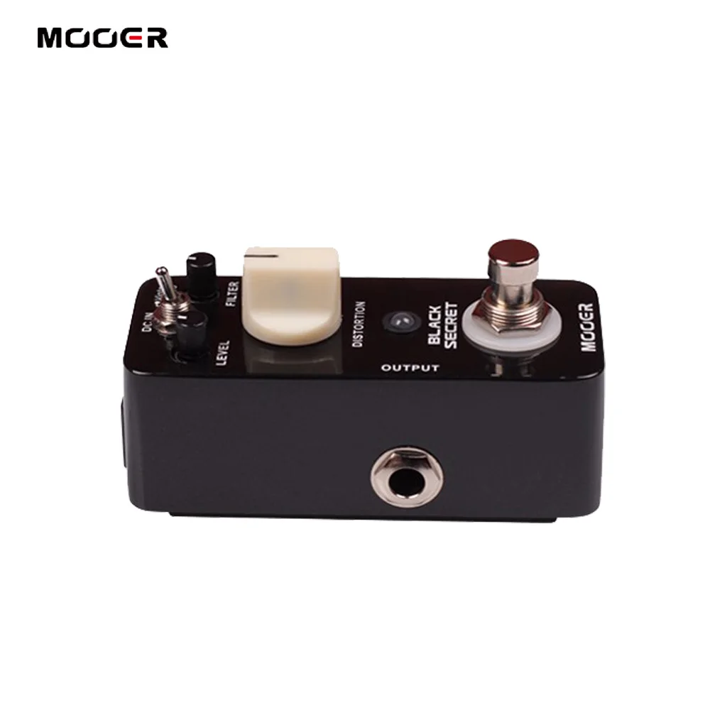 Mooer Black Secret Микро Мини педаль эффектов для электрогитары 2 режима работы True Bypass копия от Proco Rat Effect