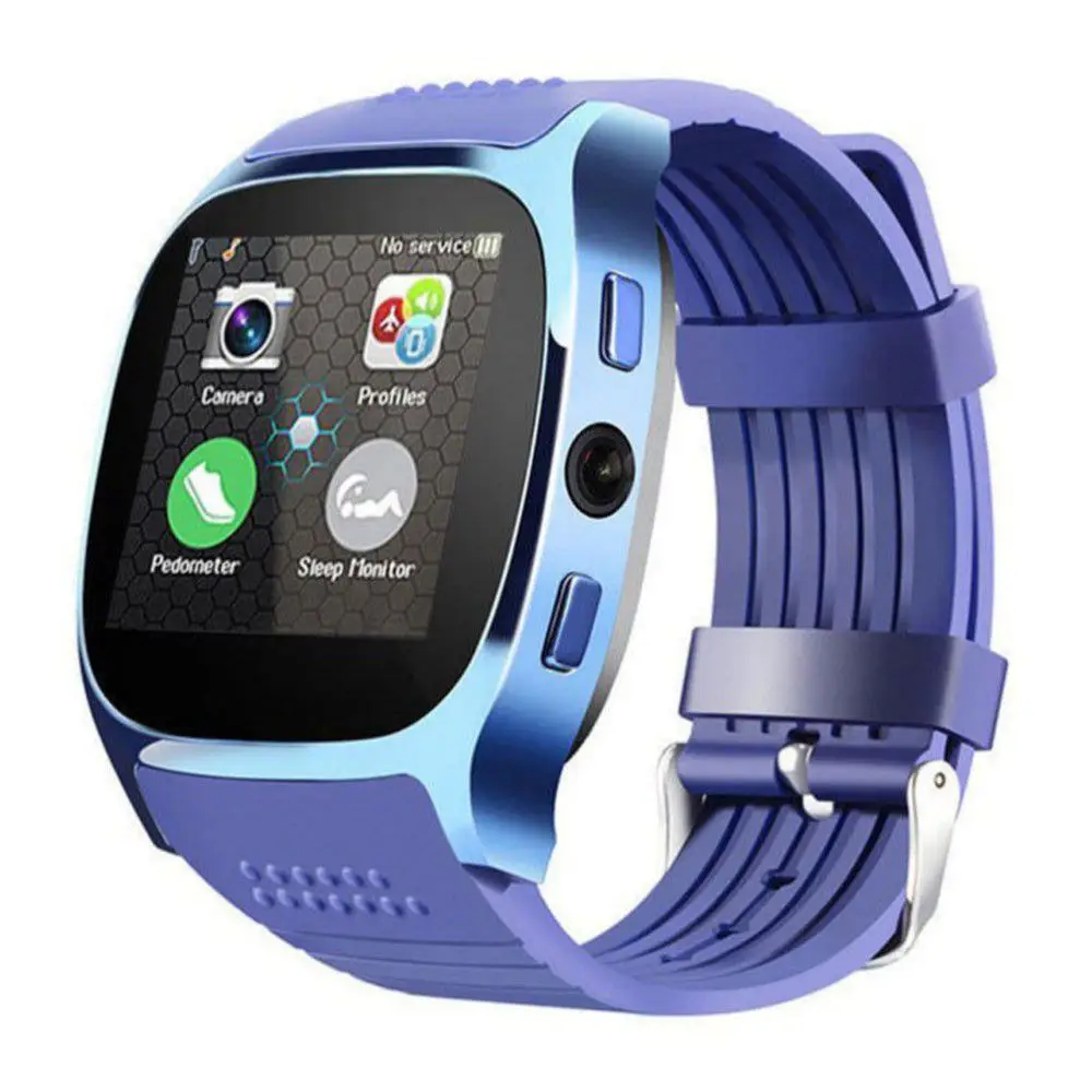 Смарт часы с камерой Bluetooth браслет поддержка SIM TF карта вызов спортивный шагомер