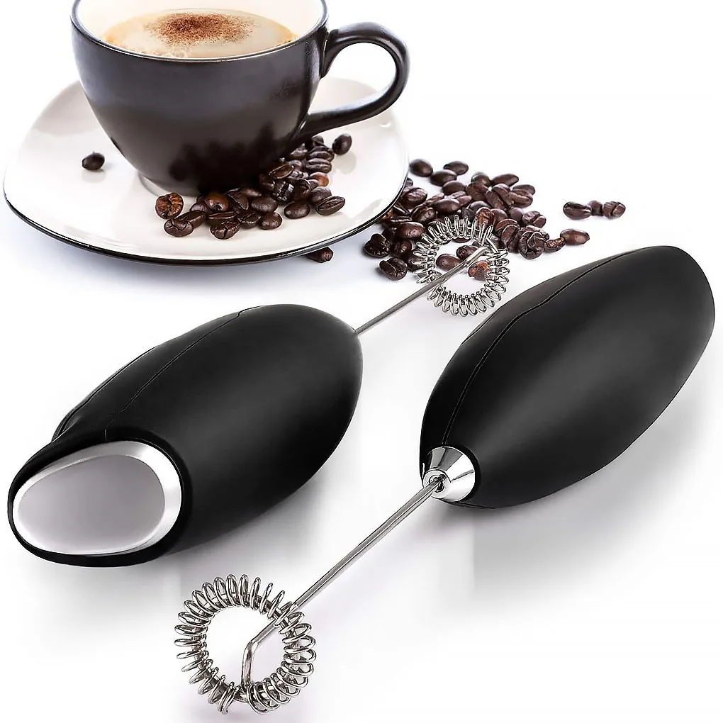 

Handheld Coffee Stirrer Electric Egg Milk Frother Foamer Stainless Steel Fast Coffee Stirrer Drink Mixer Whisk