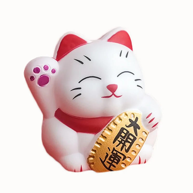 Милая Копилка в форме счастливого кота коробка для хранения монет креативные