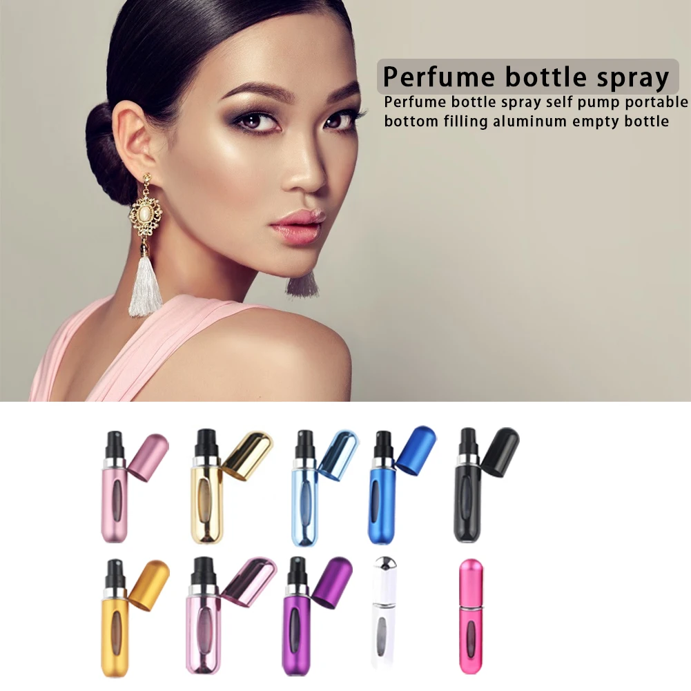 Атомайзер 5 мл вращающийся на бутылка дозатор для лосьона градусов портативный