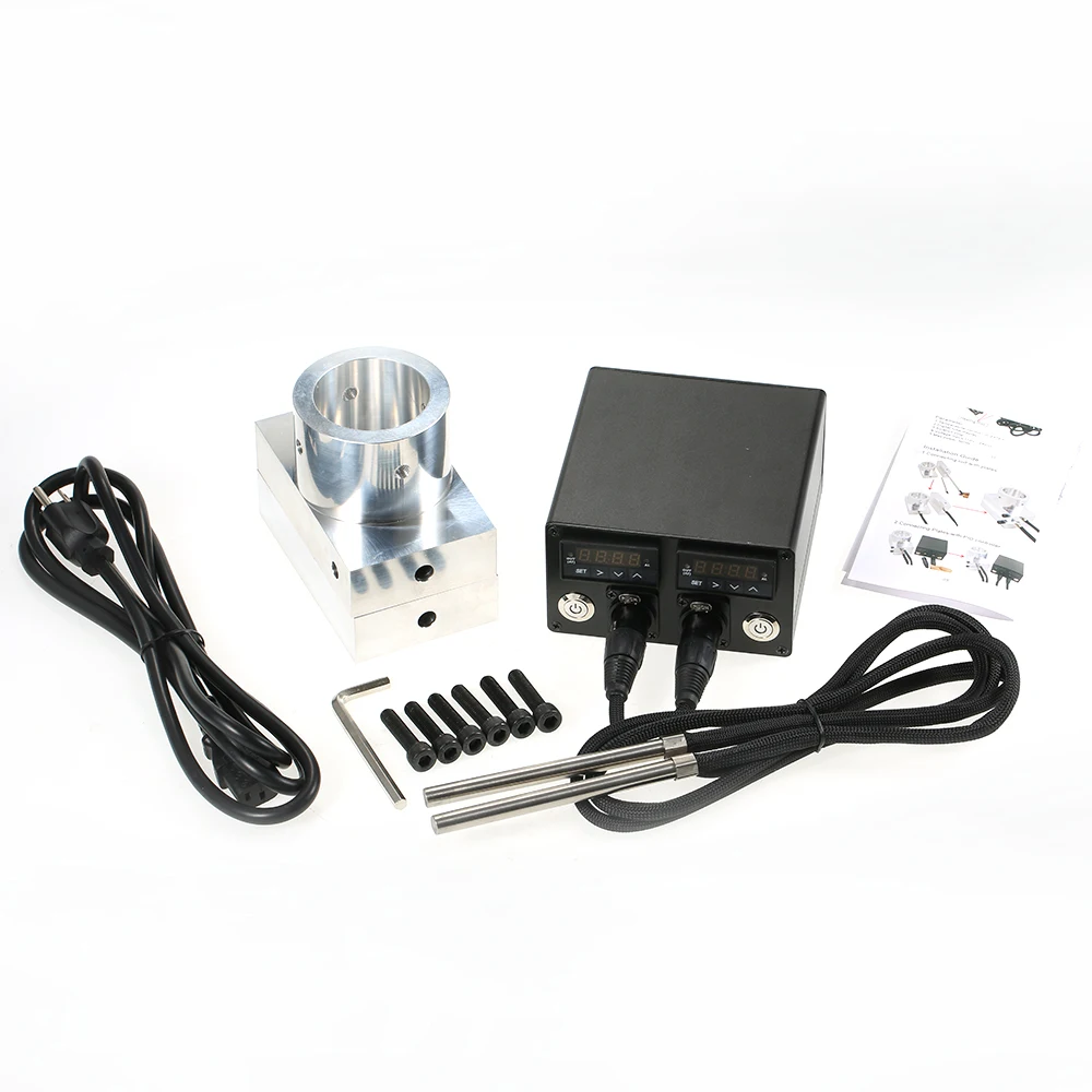 Канифольный пресс 3*5 &quotпластины сверхмощный двойной ПИД контроллер алюминиевый