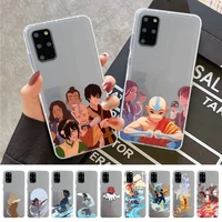 anime avatar the last airbender phone case for samsung a 10 20 30 50s 70 51 52 71 4g 12 31 21 31 s 20 21 plus ultra