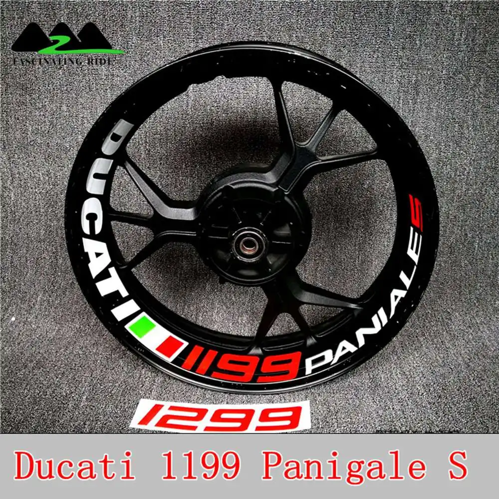 1199 Применимый для поездок на мотоцикле Ducati 796/696/795/821/848/899/899/1200/1199/1299 Monster в байкерском стиле из водонепроницаемого материала светоотражающего стикера - Цвет: 1199