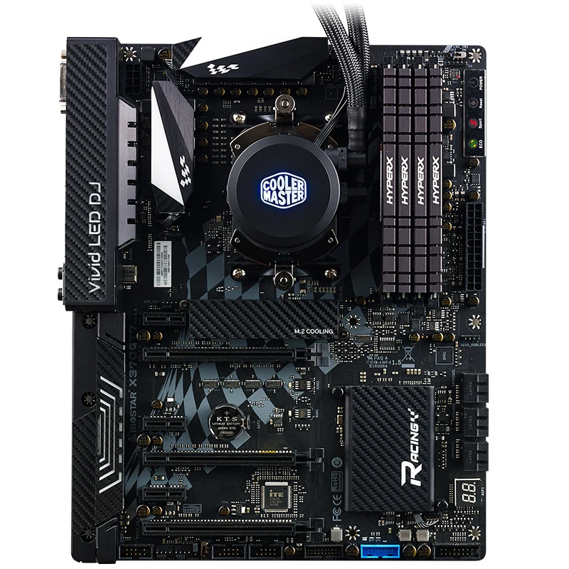 Кулер Master B120 B240 RGB CPU кулер для воды тихий вентилятор Intel 1151 1155 1156 2011 2066 AMD AM4 AM3