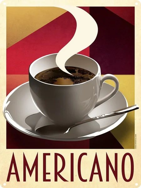 

Americano Tin Sign