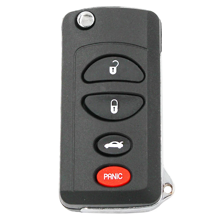 Складной чехол для ключей с дистанционным управлением 3 + 1/4 кнопки корпус Chrysler