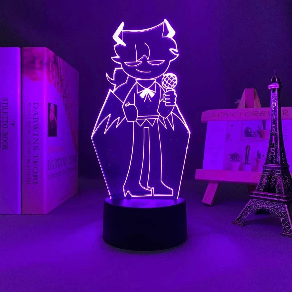 3d светодиодный ночник игра пятничная ночь Funkin Selever фигурка для детской спальни