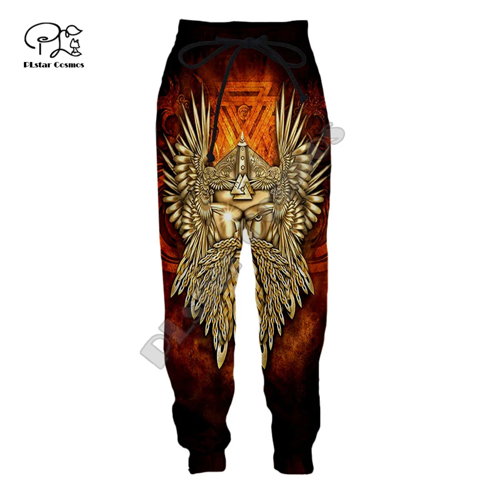 Брюки спортивные PLstar Cosmos мужские/женские с рисунком 3D винтажные принтом волка