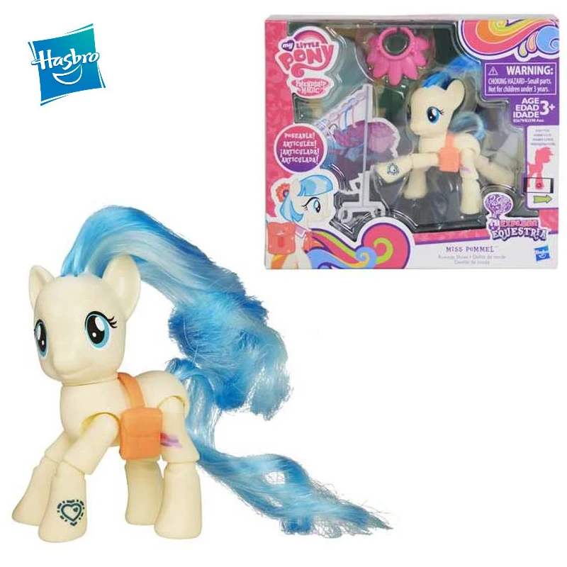 

Фигурка из аниме «Мой Маленький Пони» Hasbro, детские игрушки, базовый шарнир пони для девочек, подвижная игрушка Pinkie Pie Rainbow Dash для девочек