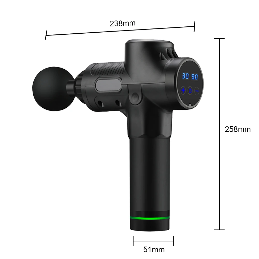 

Electric Massage Gun Gear Fascia Gun Deep Tissue Neck Body Back Muscle Massager Relaxation Pain Relief Exercise