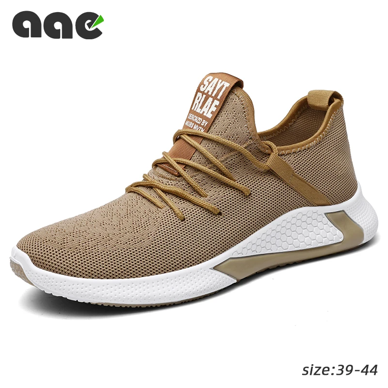 2020 Men's Casual Shoes Light Running Fashion Mesh Breathable for Man Sneakers Sports Warking Shose Zapatos Dorados | Спорт и