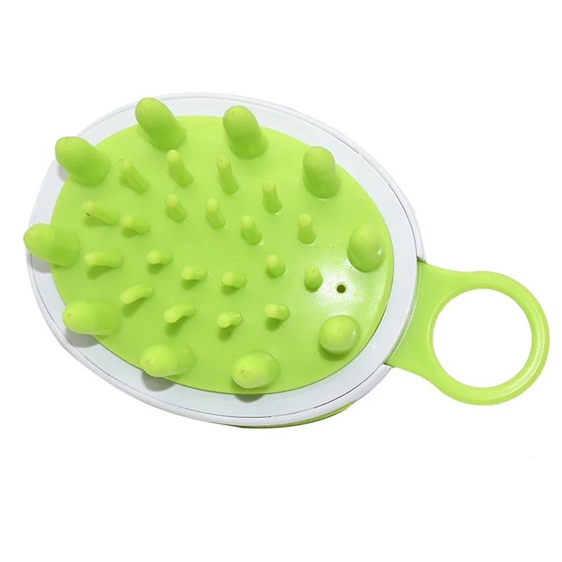 1 шт. салонный массажёр кожи головы Шампунь щетка силиконовая головка Щетка