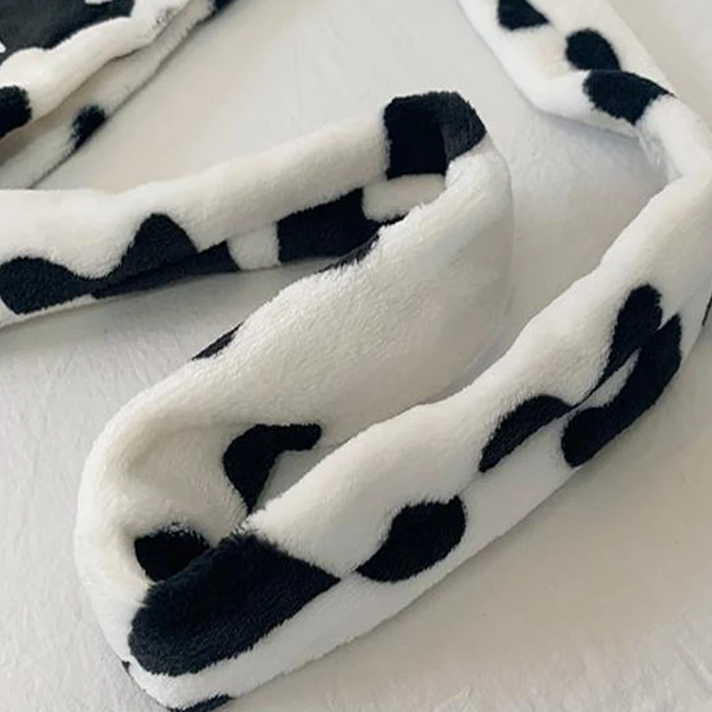 

Soft Milk Cow Printed Shoulder Bags Womens Fashion Large Books Crossbody Bag New Girls Students Large Capacity Messenger Bags