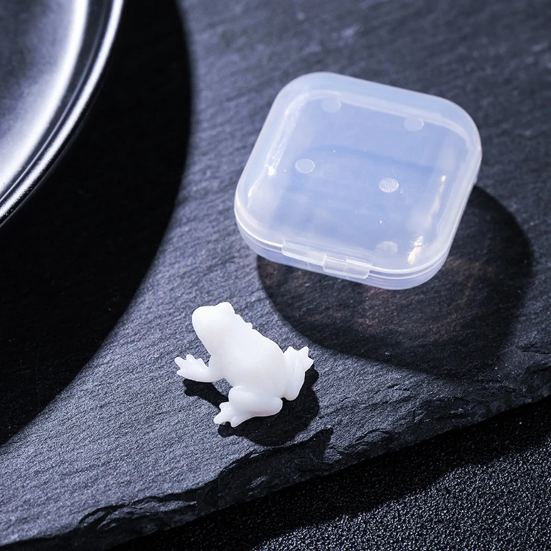 3D-лягушка наполнитель из смолы пластиковая лягушка ручной работы модель для