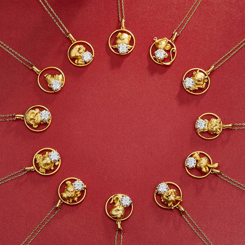 COSYA китайский гороскоп змея настоящее 1 карат D Муассанит кулон ожерелье 100% 925