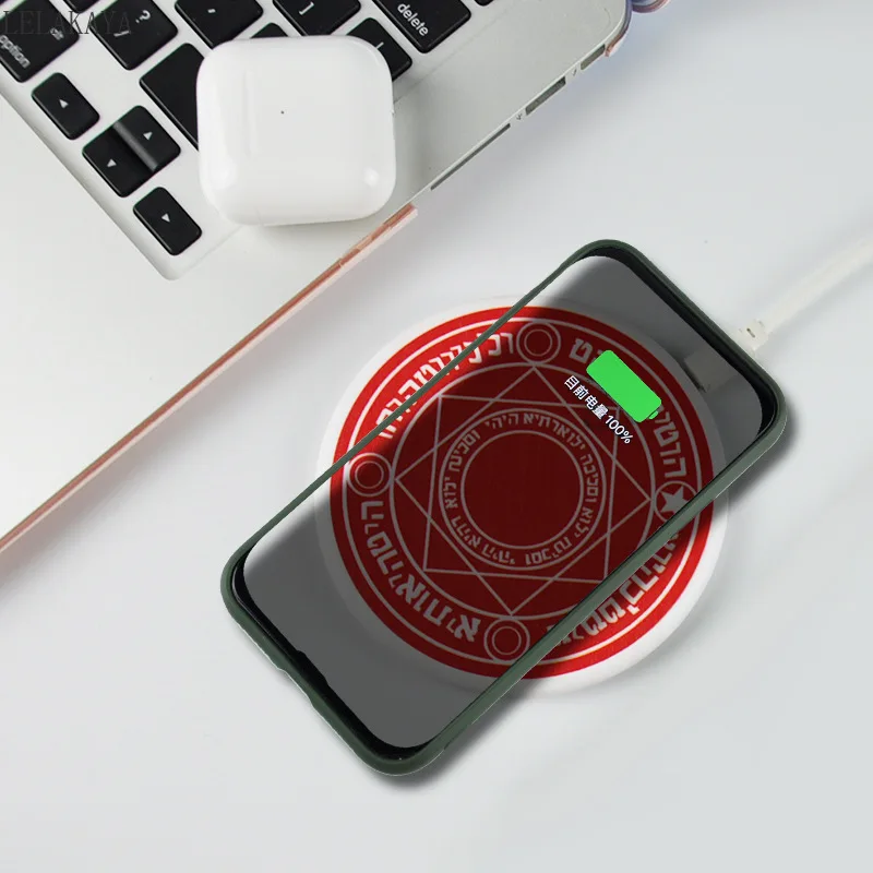 Беспроводное зарядное устройство для iPhone 12, Huawei mate40, XIAOMI 9, Samsung, с поддержкой быстрой зарядки Micro USB, 10 Вт