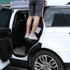 Складная вспомогательная педаль, автомобильная лестница для багажа на крыше, с крючками, подножки для Hyundai Santafe Santa Fe SM CM DM