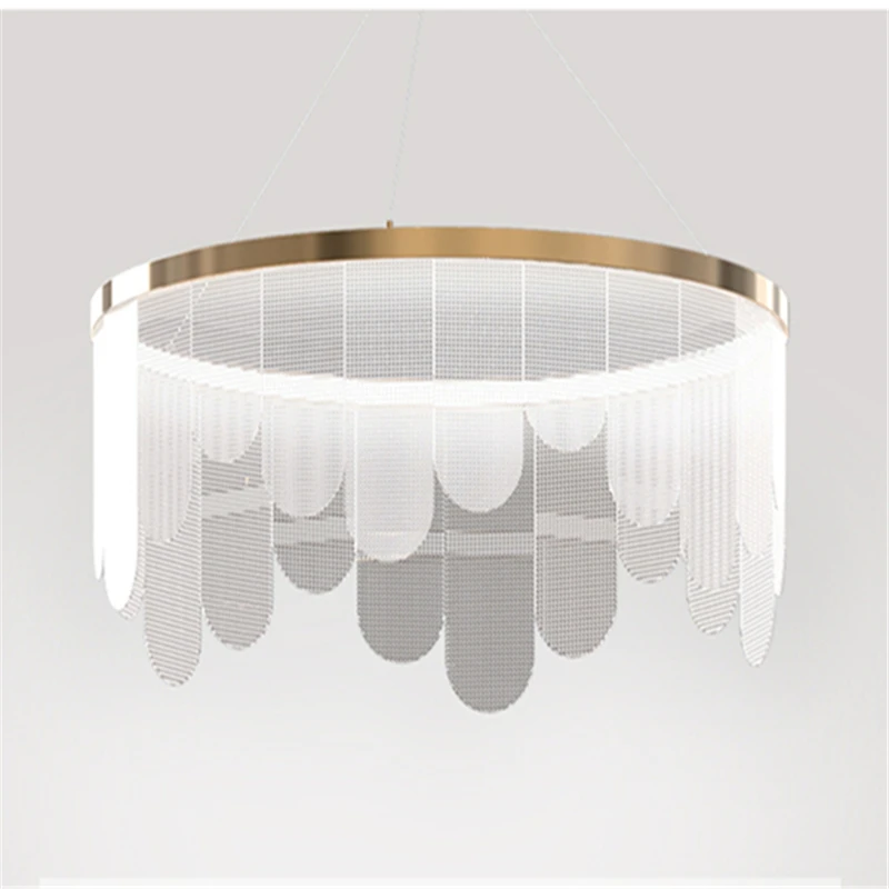 Новая современная простая люстра в скандинавском стиле Роскошная лампа для