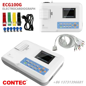 CONTEC ECG100G Single Channel Elektrokardiograph EKG Machine Monitor
Cable Portable + Printer