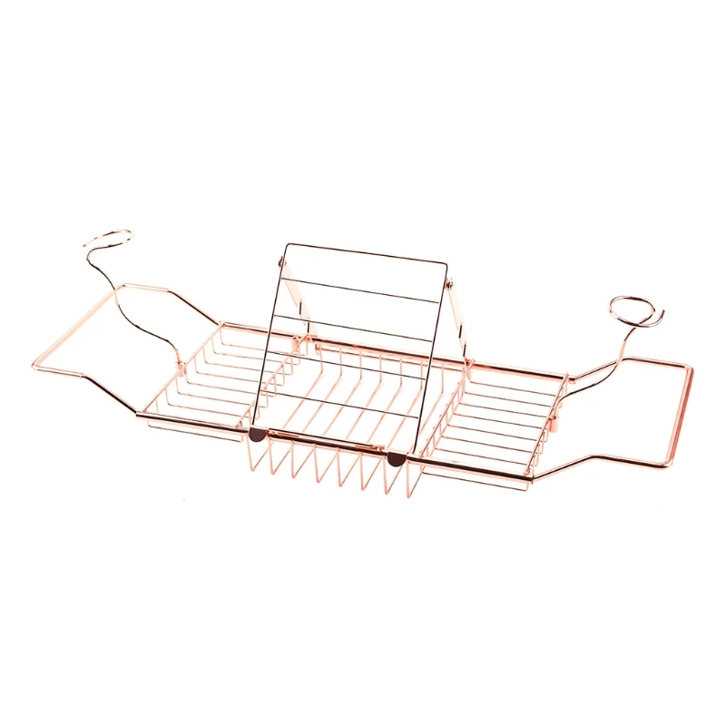 

Многофункциональная Металлическая телескопическая стойка для ванны, нескользящий выдвижной держатель-книжка для Винных Бокалов, стойка-п...